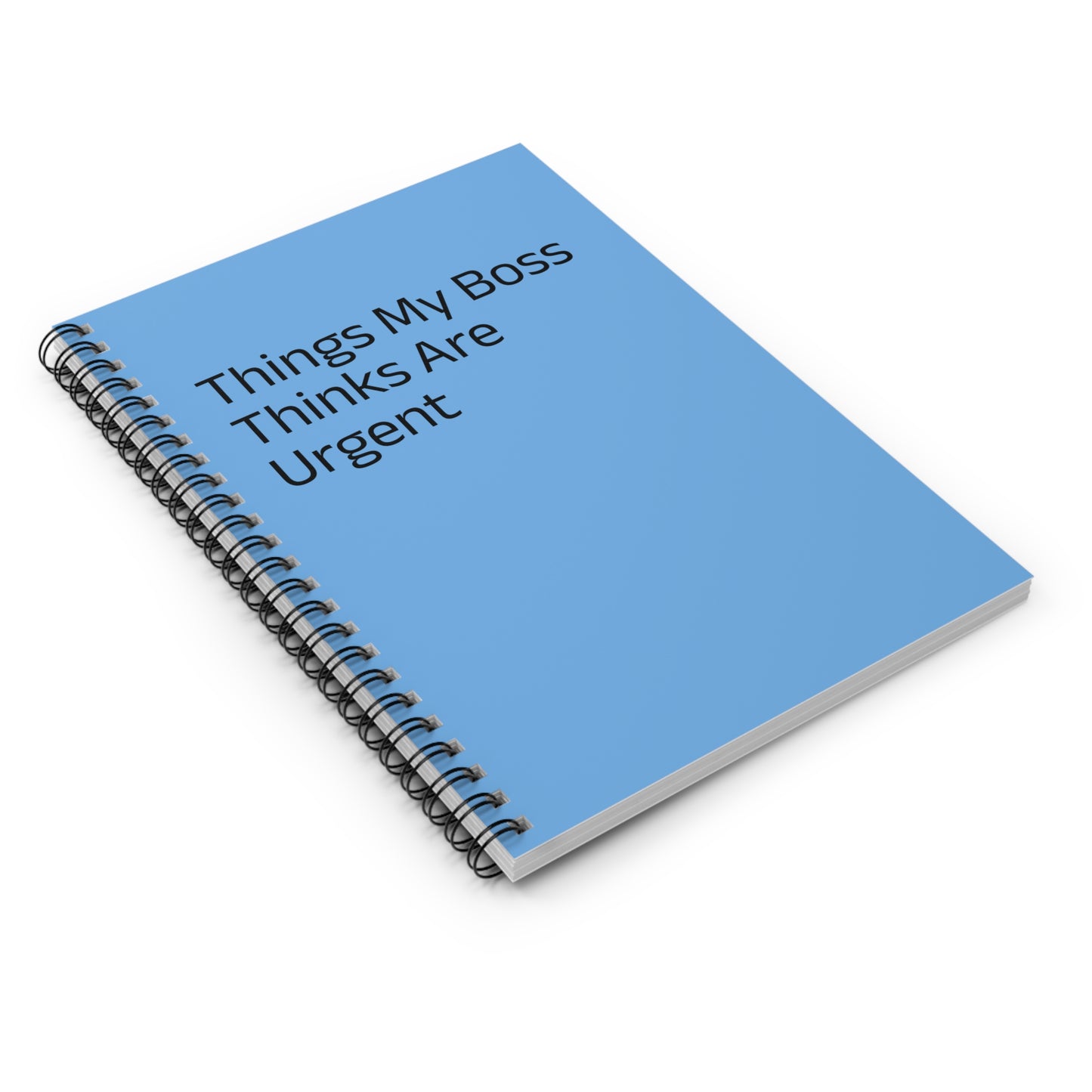 Boss Urgency Notebook - Perfect for Office, Gifts for Coworkers, Motivational Journal, Back to School, Funny Notepad