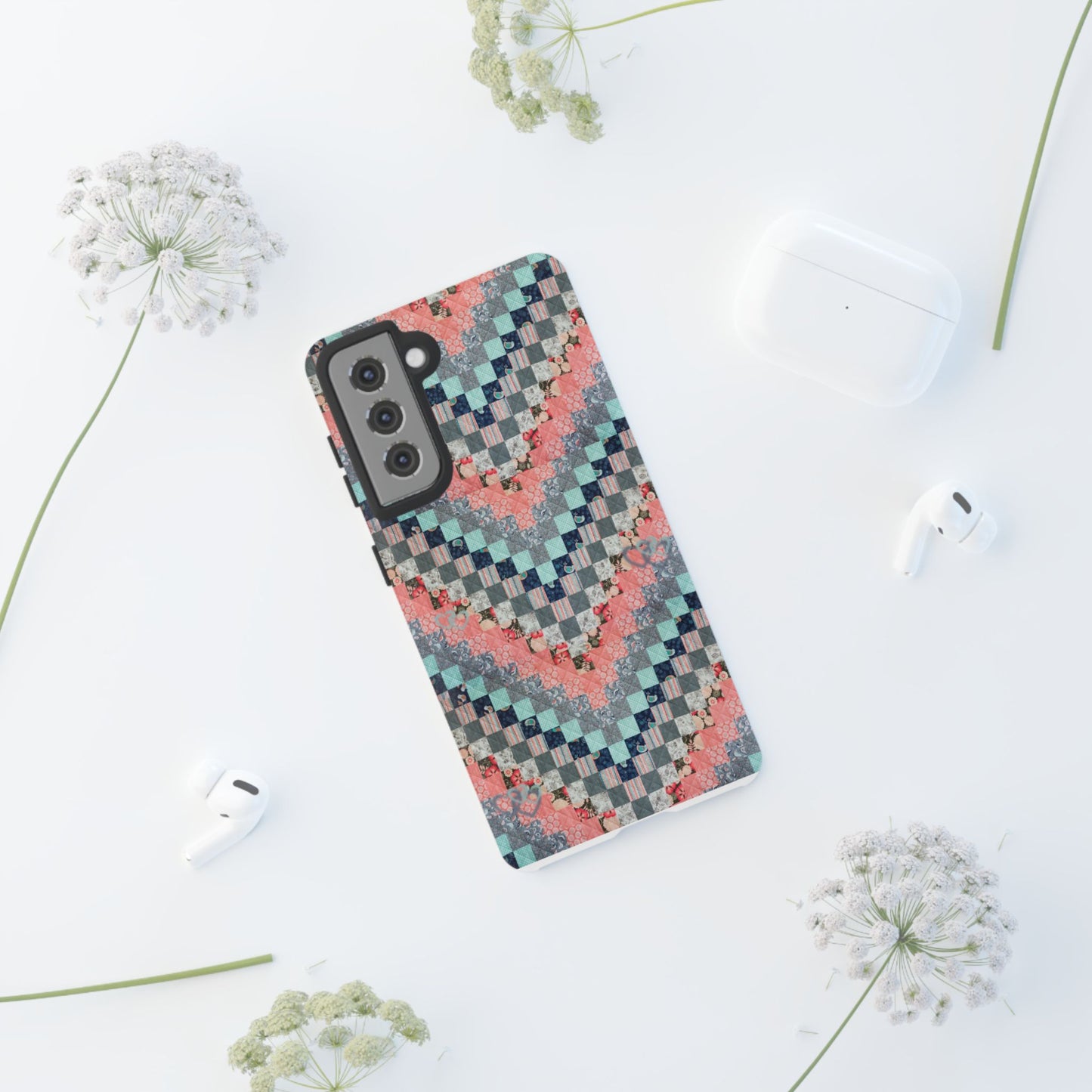 Phone Case - Quilt Pattern Tough Cases