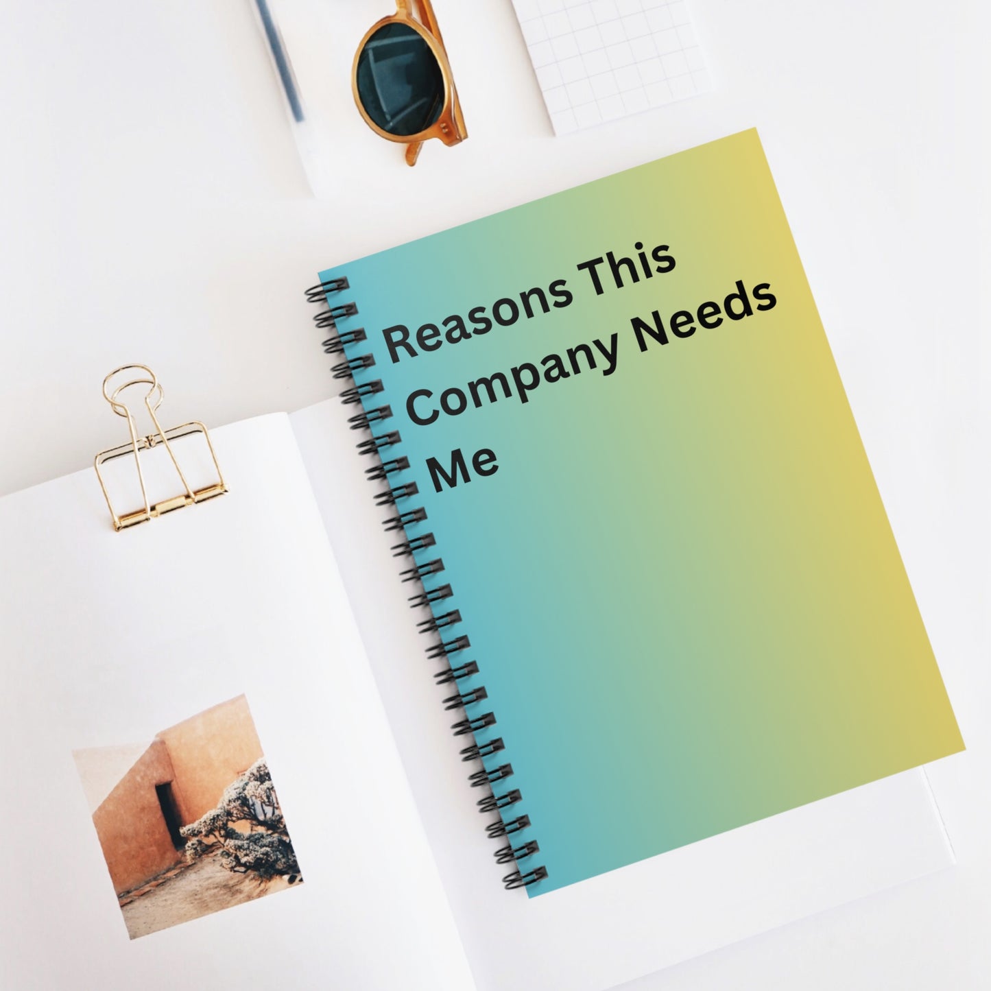 Funny Co-Worker Gift Spiral Notebook — Ruled Line Funny Quote Notebook, Funny Office, Boss, Friend, Desk Must Haves