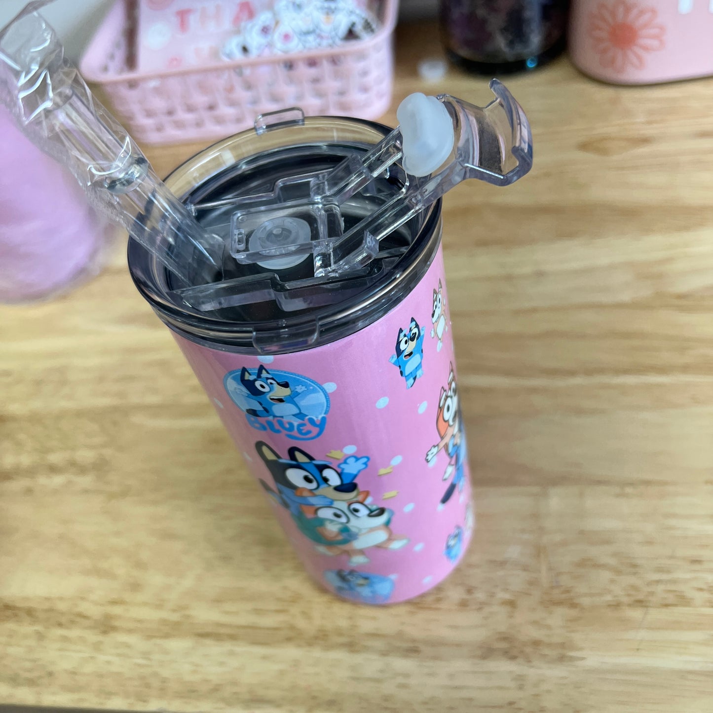 Blue Dog Kids Tumbler 12oz Stainless Steel