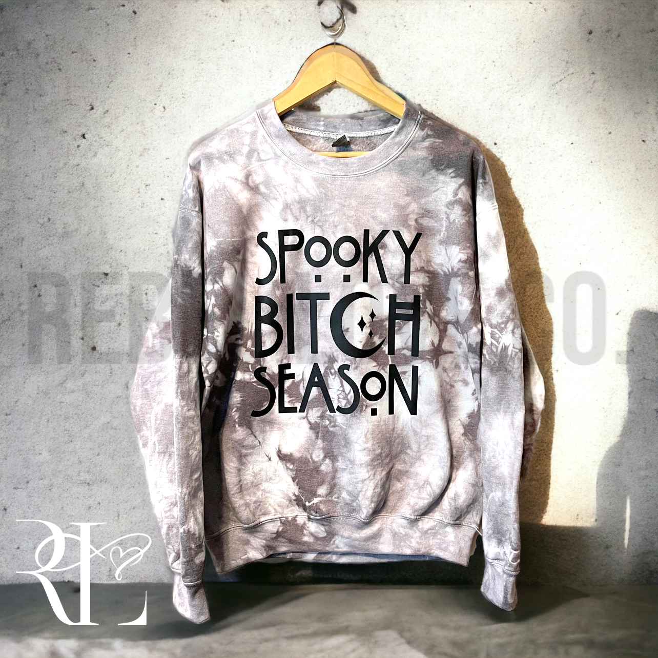 Spooky B!tch Season Tie Dye Sweatshirt