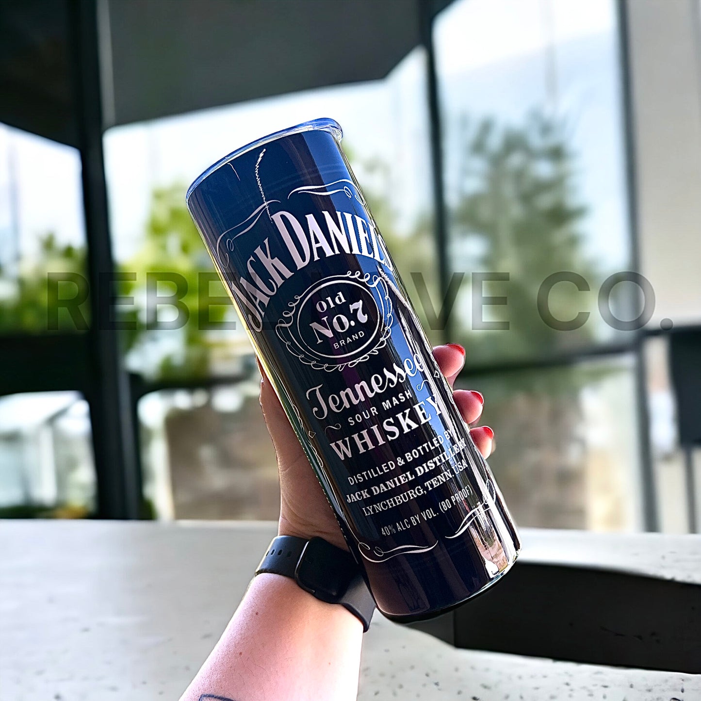Alcoholic Stainless Steel Tumbler 20oz, Whiskey, Liquor