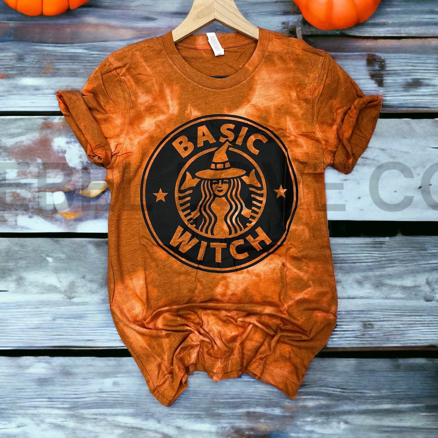 Basic Witch Tie Dye Halloween Tee