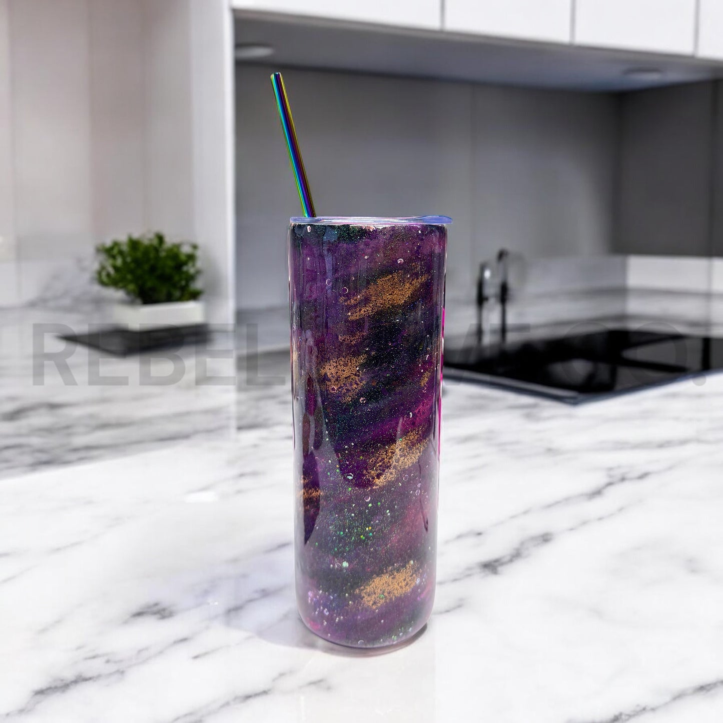 The Audacity Glitter Galaxy Tumbler 20oz