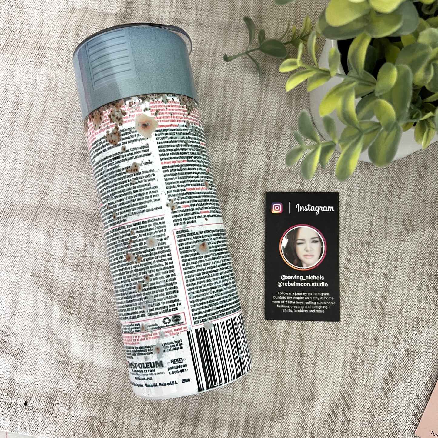 Spray Paint Gray, 20 oz Drink Tumbler