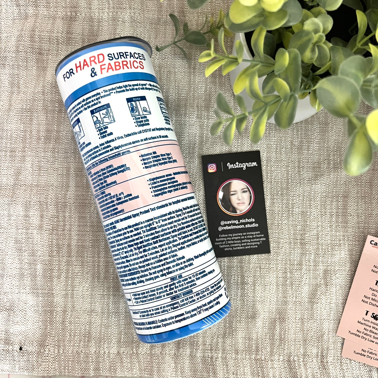 Disinfectant Spray 20oz Drink Tumbler