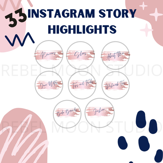 Instagram Story Highlight Cover Icons