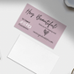 Thank You Business Card Editable Template - Digital only