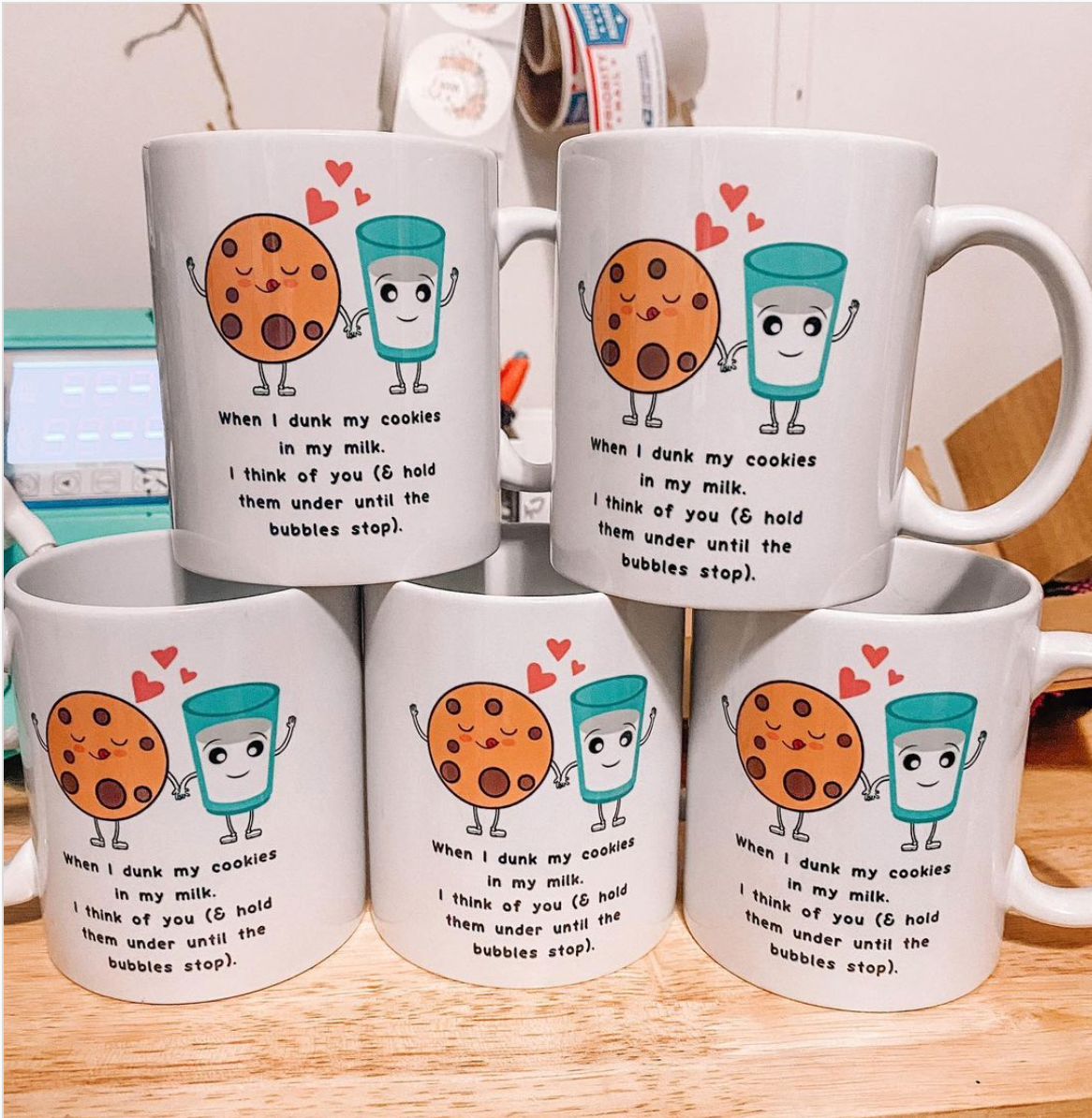 Cookies and Milk Coffee Mug 12oz