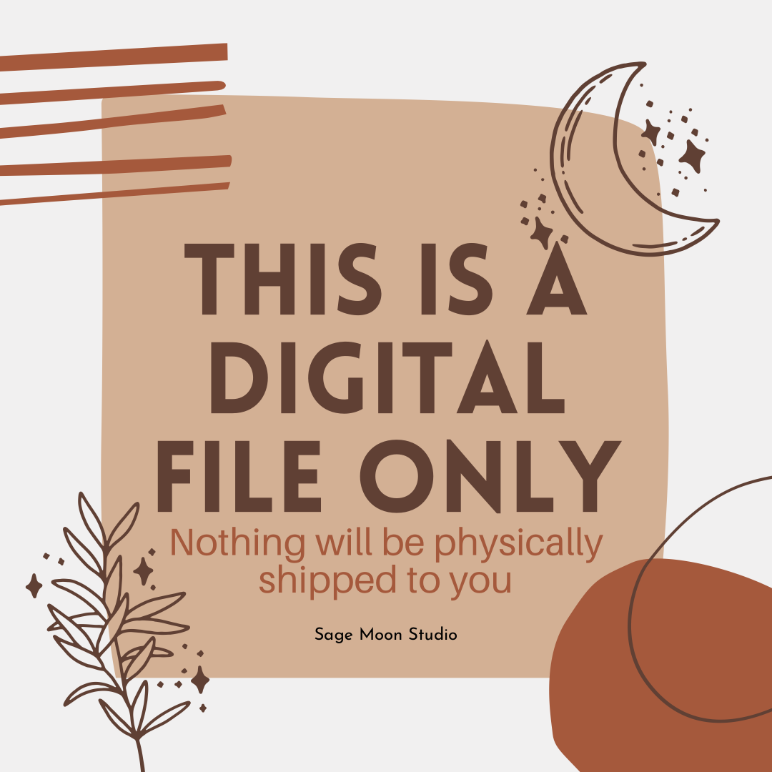 Hello Beautiful Thank You Card for Canva - DIGITAL FILE ONLY