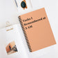 Spiral Notebook — "Tasks I Remembered at 3 AM" Peach Ruled Journal, Funny Friend Gift, Mom, Desk