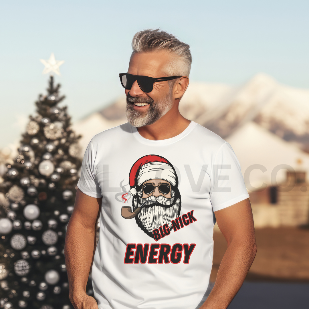 Big Nick Energy Christmas Holiday Shirt