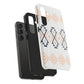 Stylish Geometric Tough Phone Case, Durable Phone Cover for Adventurers, Unique Gift for Her, Tribal Design Case, Boho Phone Accessories