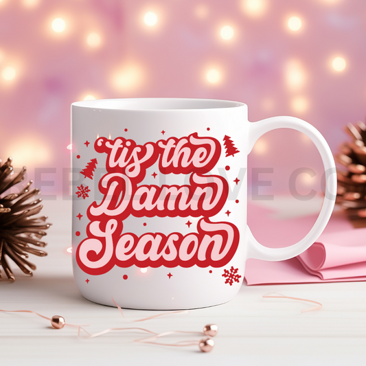 'Tis The Season 12oz Coffee Mug Christmas Holiday
