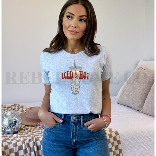 Iced Coffee Lover T-Shirt, Casual Tee for Summer Vibes, Gift for Coffee Enthusiasts, Birthday, Everyday Wear, Unisex Softstyle Tee