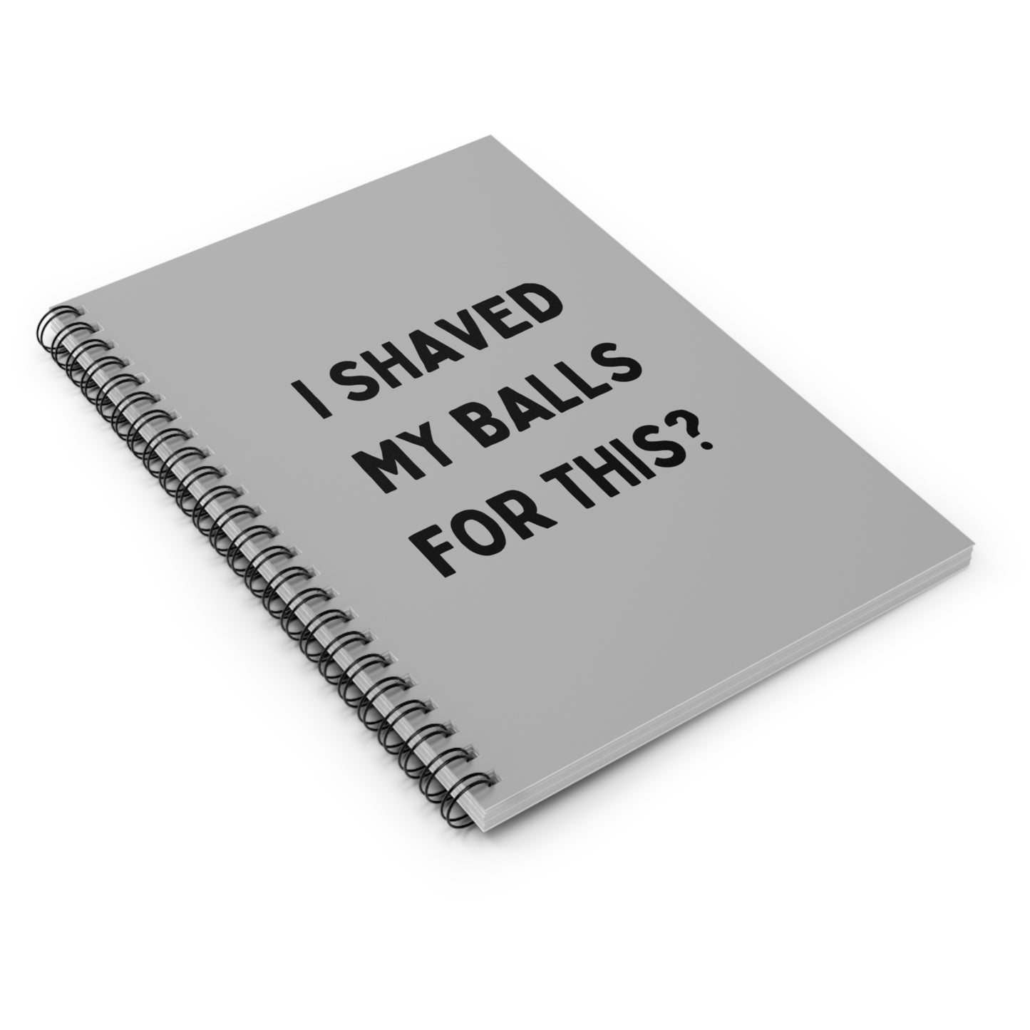 Funny Spiral Notebook - Humor Gift, Office Supplies, Journals, Notebooks, Gag Gifts