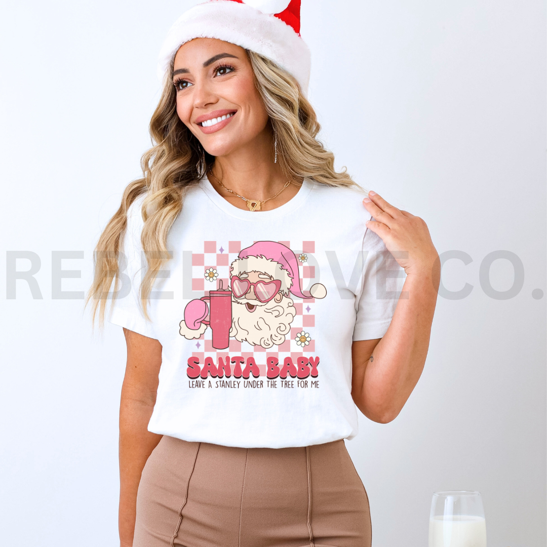 Santa Baby, Leave a Stanley Under the Tree For Me T Shirt