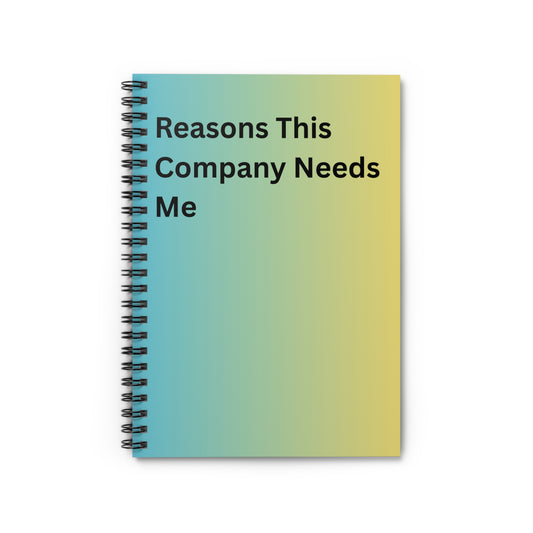 Funny Co-Worker Gift Spiral Notebook — Ruled Line Funny Quote Notebook, Funny Office, Boss, Friend, Desk Must Haves