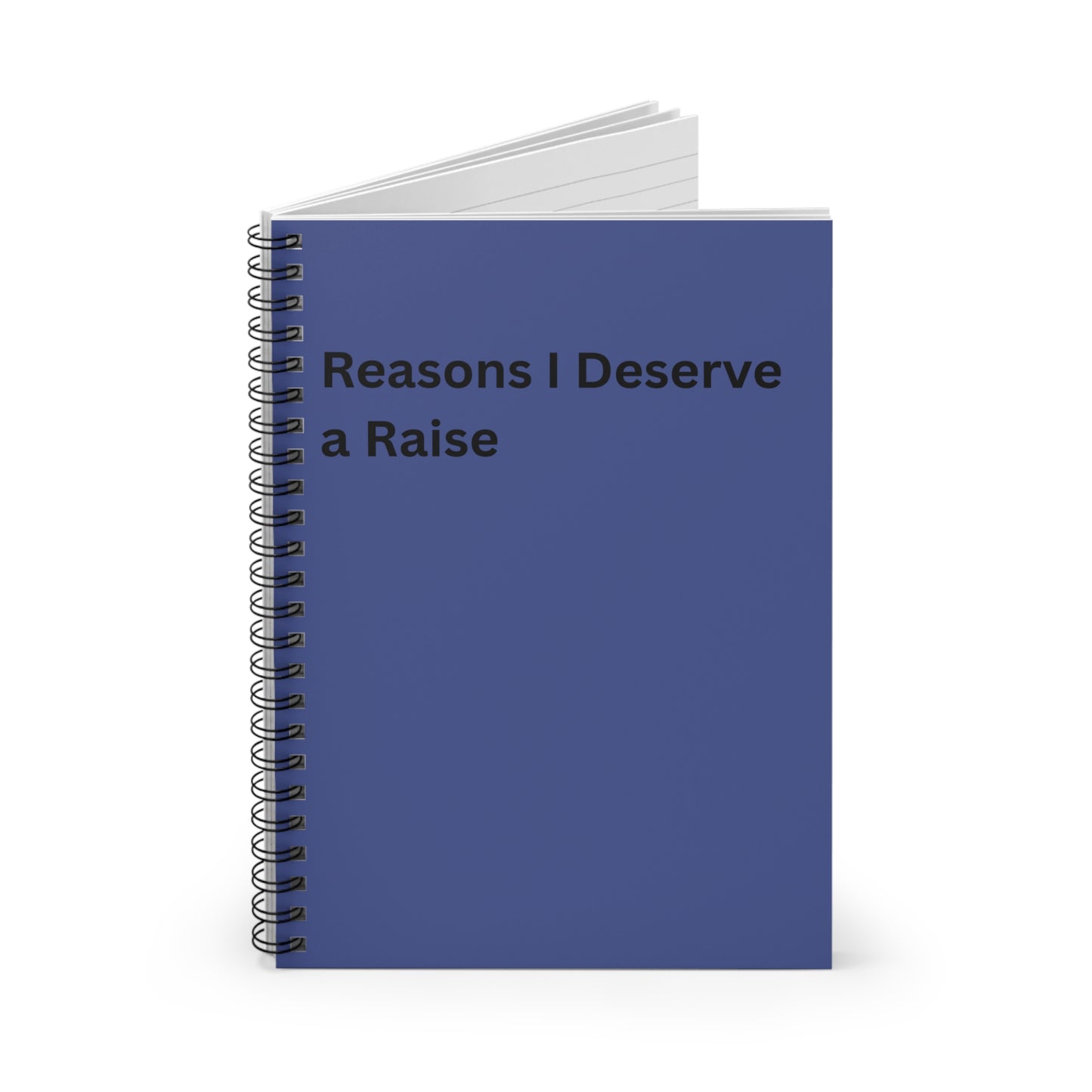 Reasons I Deserve a Raise Spiral Notebook — Office Humor, Work Journal, Co Worker Gift, Friend, Boss, Gag Gift