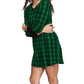 VS Thermal Nightgown Green Buffalo Plaid