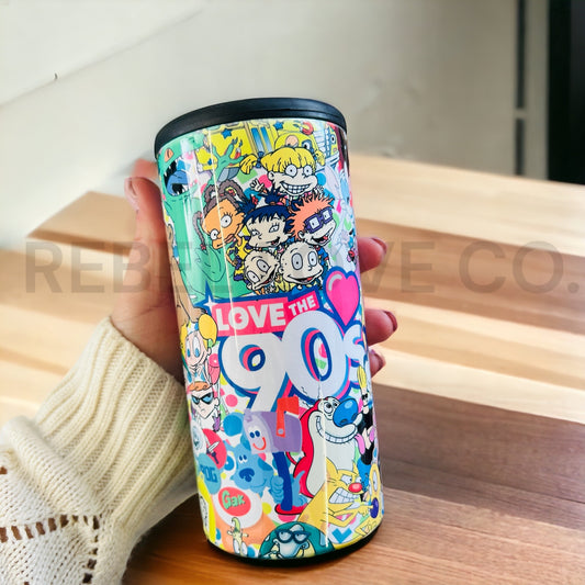 Love the 90's 12oz Hard Can Cooler Tumbler