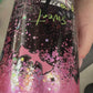 Sweet Spooky Summer Glitter Pink Halloween Style Snowglobe Tumbler