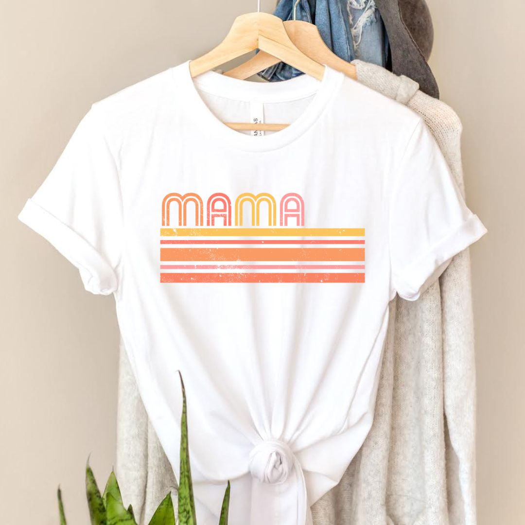 Mama Retro Tee Shirt