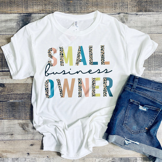 Small Business Owner Tee SMALL - OOPS COLLECTION