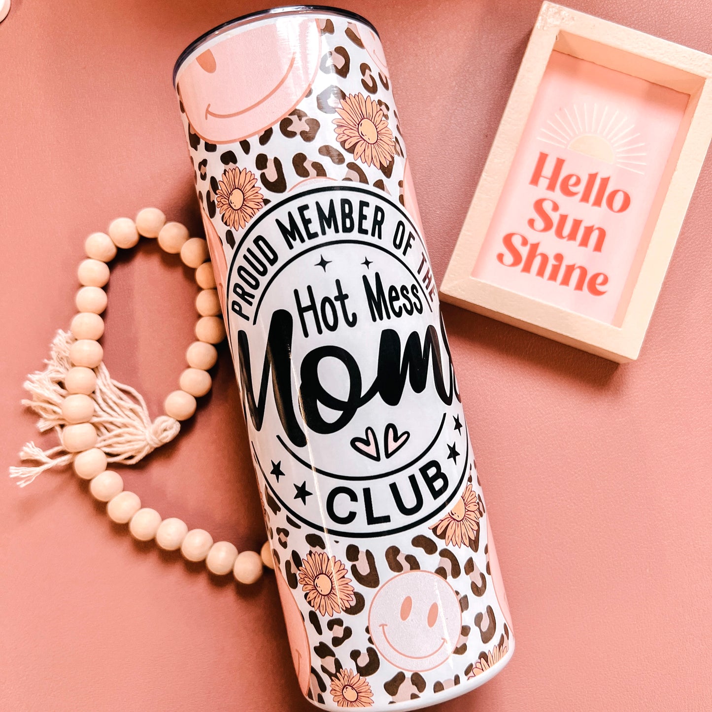 Hot Mess Moms Club Drink Tumbler