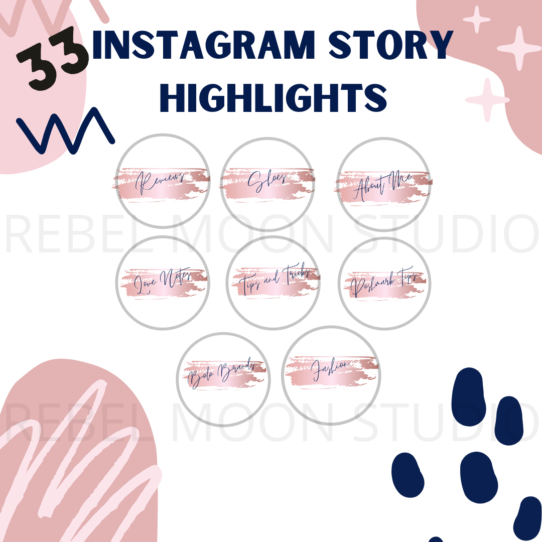 Instagram Story Highlight Cover Icons
