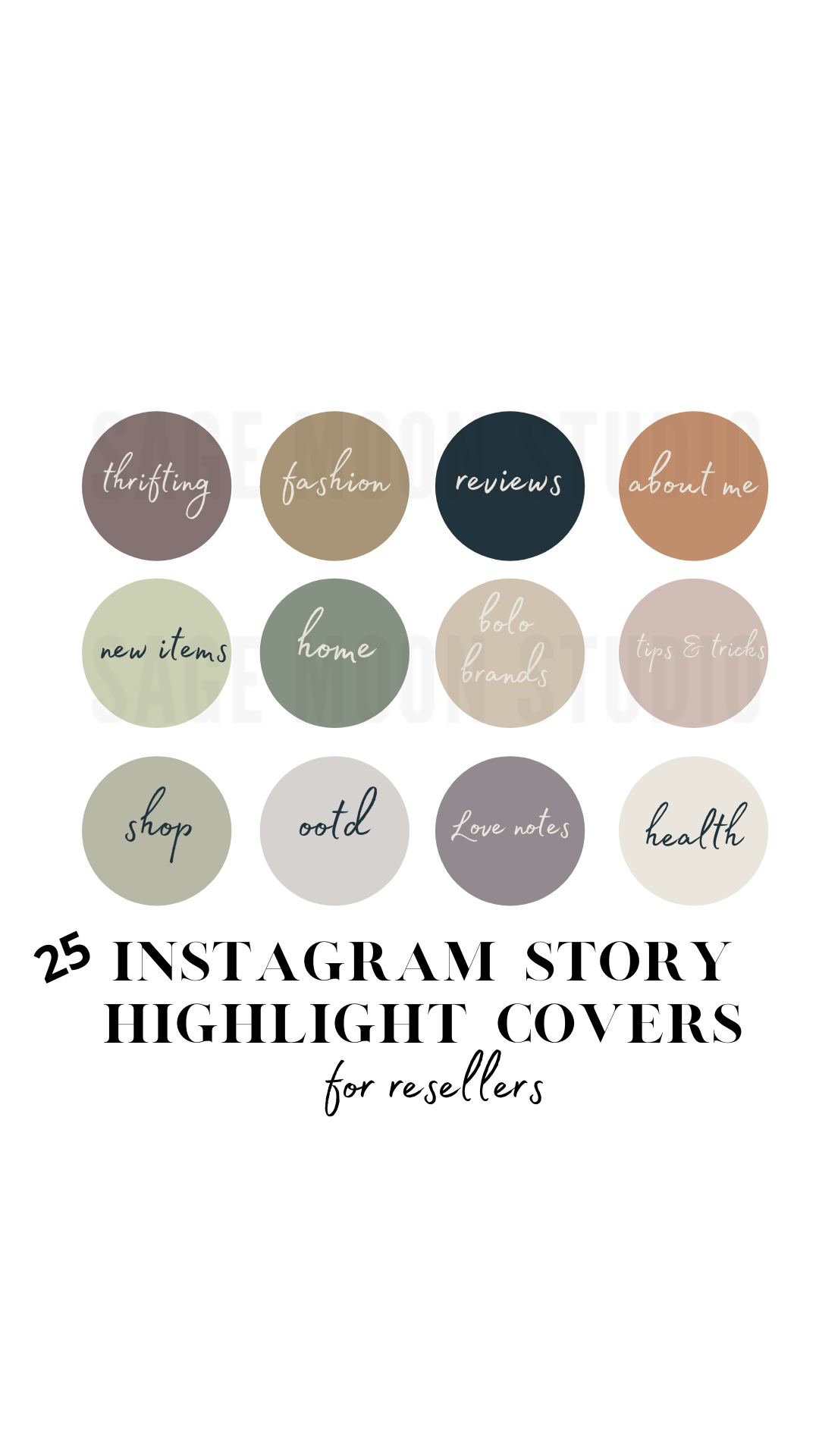 Instagram Story Highlight Covers For Resellers