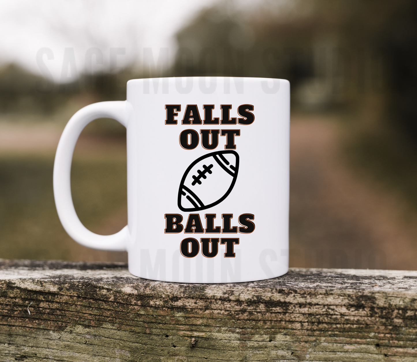 Falls Out Balls Out 12oz Ceramic Mug