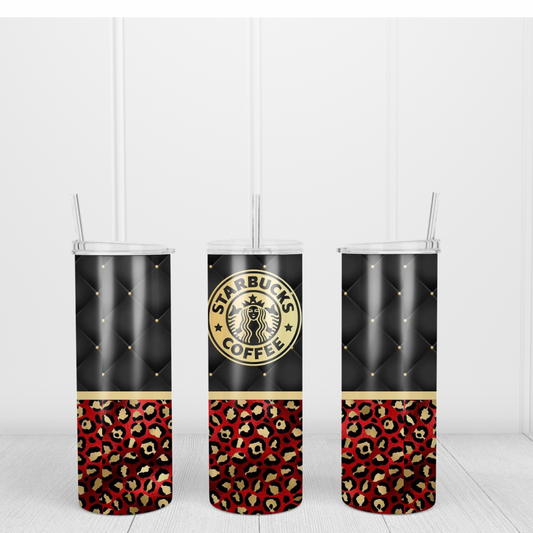 Christmas Iced Coffee Drink Tumbler 20oz